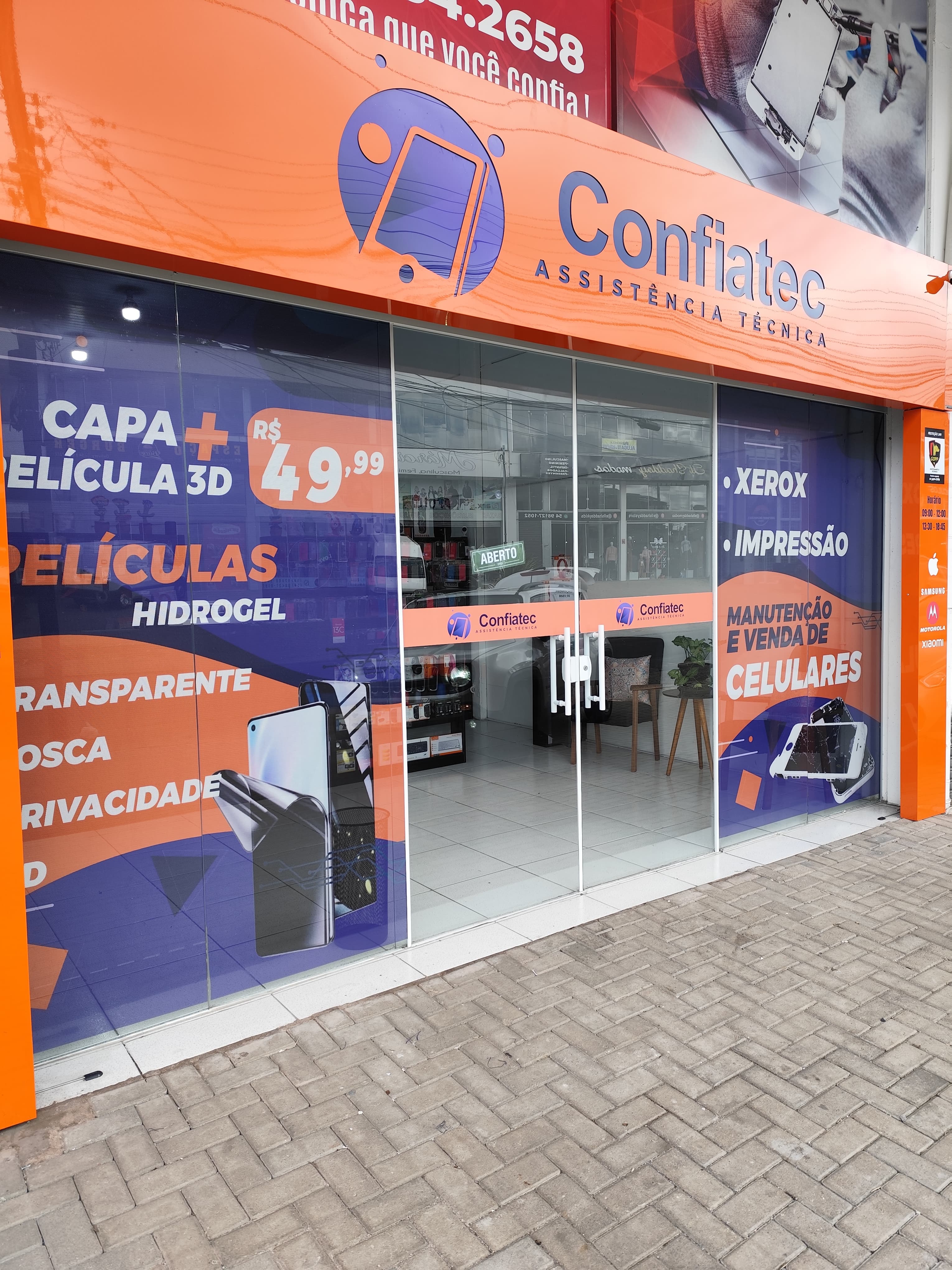 Fachada comercial — trabalho Print Express