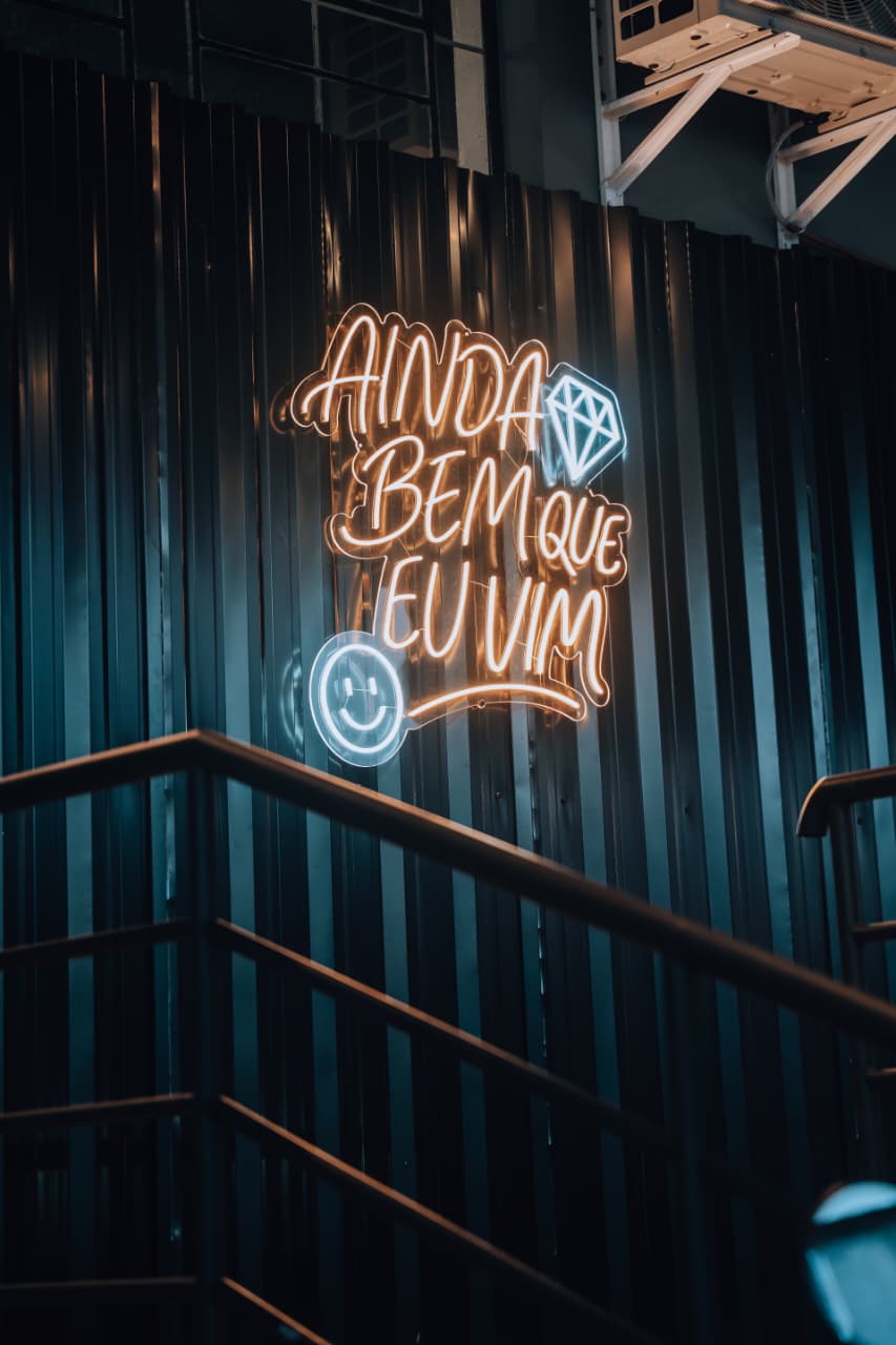 Neon decorativo — trabalho Print Express