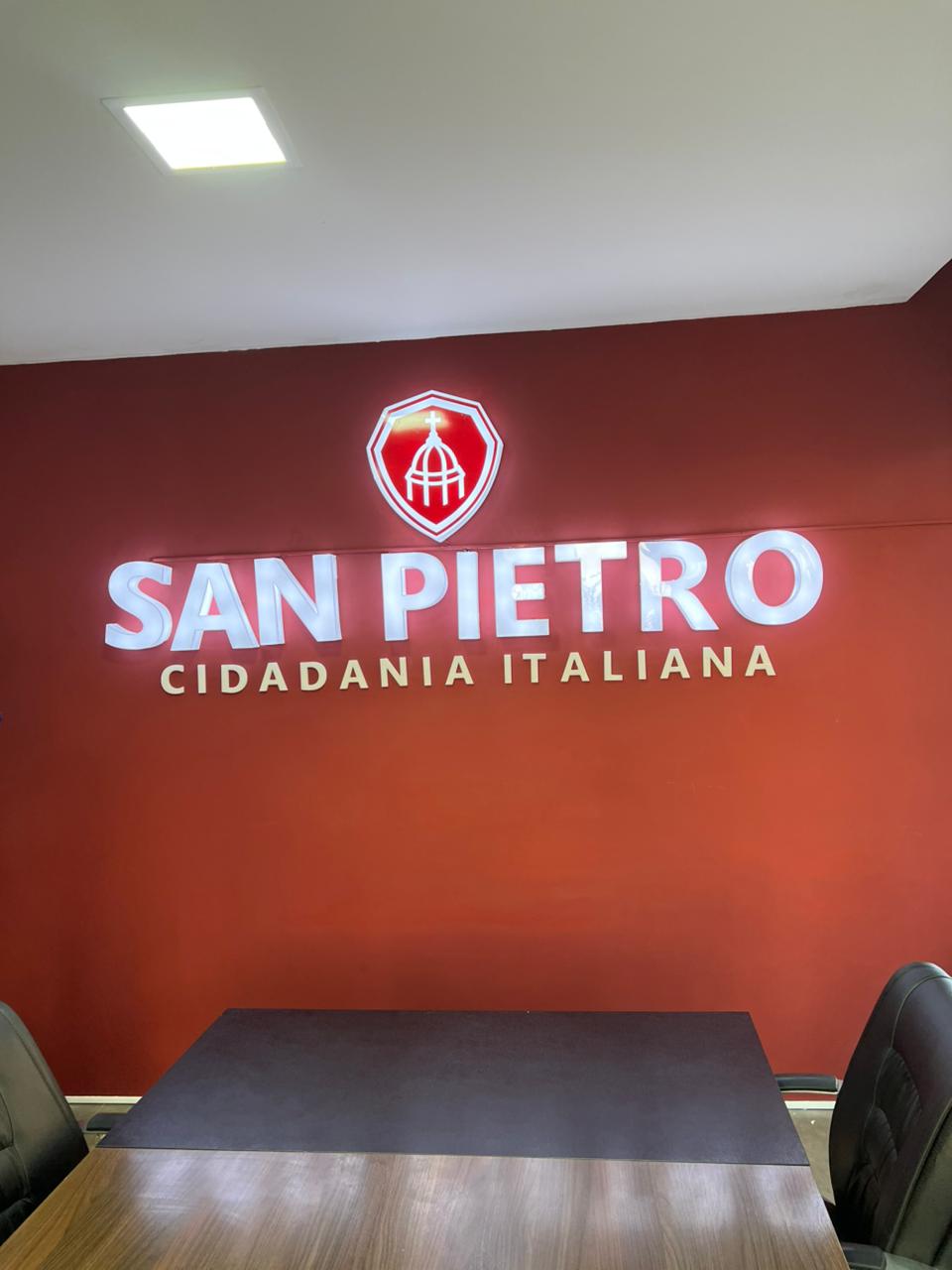 Letreiro interno — trabalho Print Express