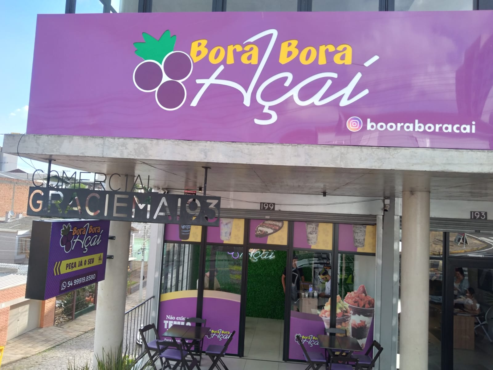 Fachada comercial — trabalho Print Express